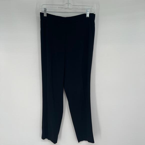 Babaton Aritzia Cohen Pants Women's Size 4 Black Crop Tailored Mid Rise Workwear - Picture 2 of 10